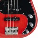 Prodipe Guitars PJ90 MA Alder Trans Red