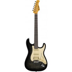 Prodipe Guitars ST93 Adler Trans Black