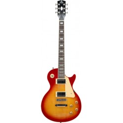 Prodipe Guitars LP300 Red Burst