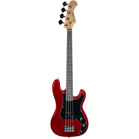 Prodipe Guitars PB Junior RA Candy Red