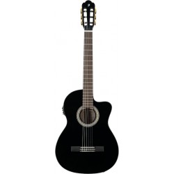 Prodipe Guitars Primera 4/4 BK CEQ Noir Brillant