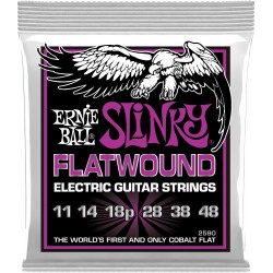 Ernie Ball 2590 Power Slinky Flatwound 11-48