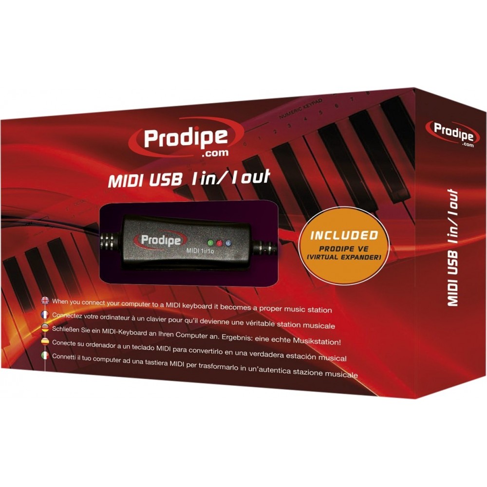 HIL PRO 1I1O MIDI USB : Interface Midi Prodipe - Univers Sons